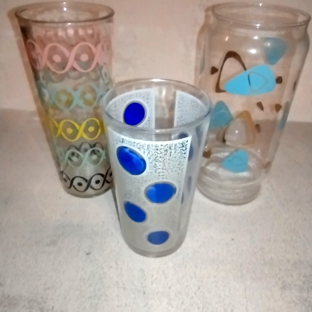 Retro 50s Vintage Glasses, MCM (3)